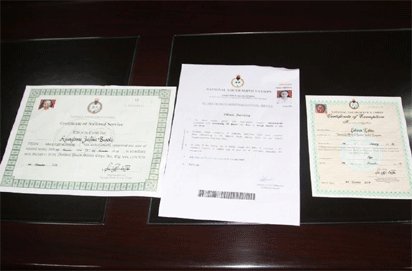 NYSC emerges with new certificate - Has Corp Members Photo